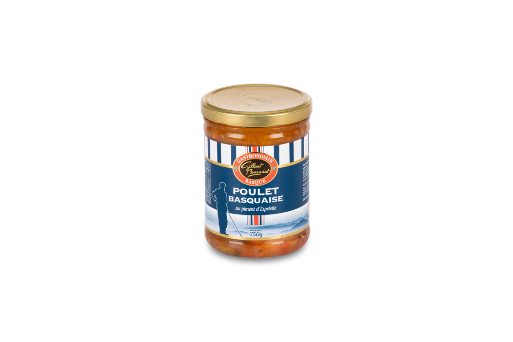 Poulet basquaise au piment d’Espelette