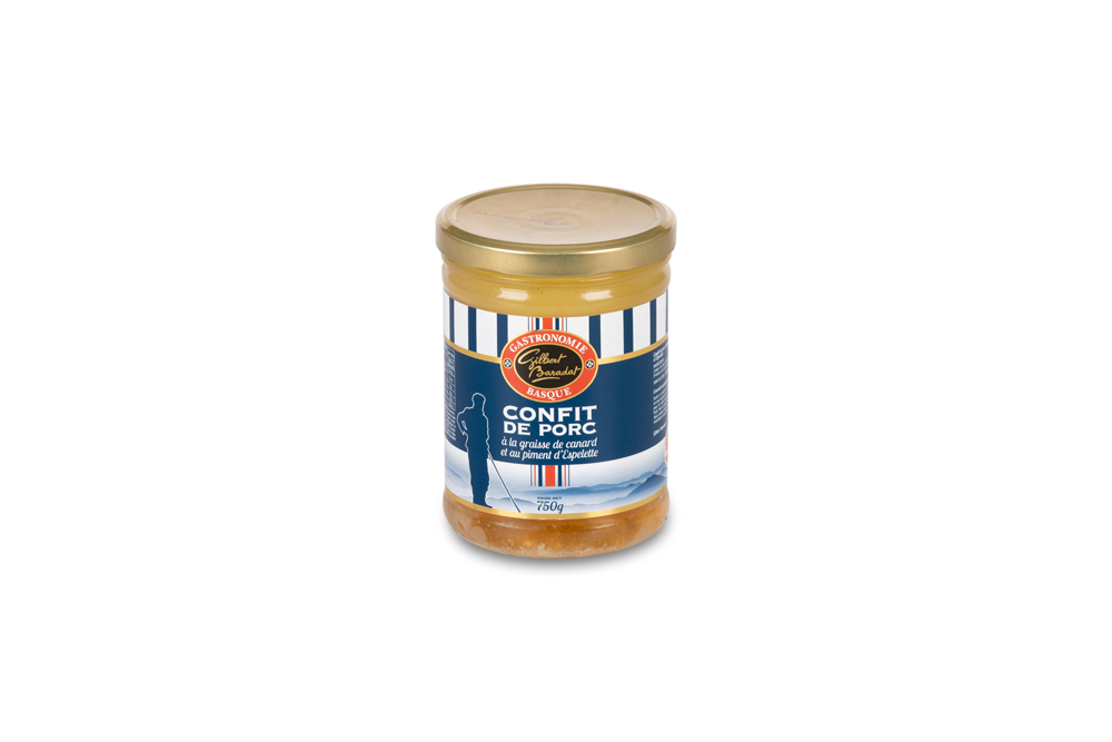Confit de porc au piment d’Espelette