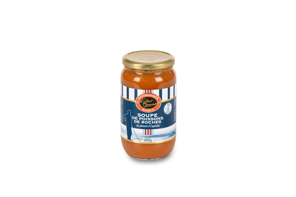 Soupe de poissons de roches